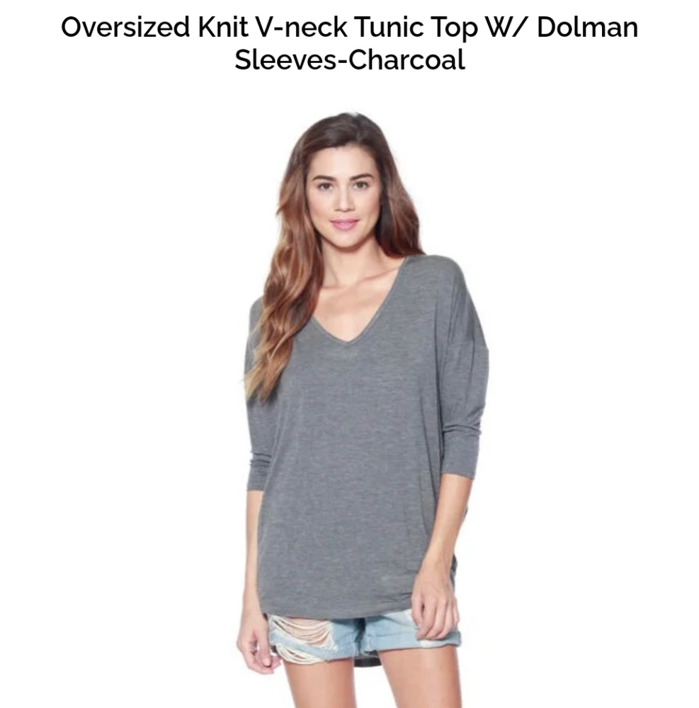 NWOT Alexander and David dolman sleeve top